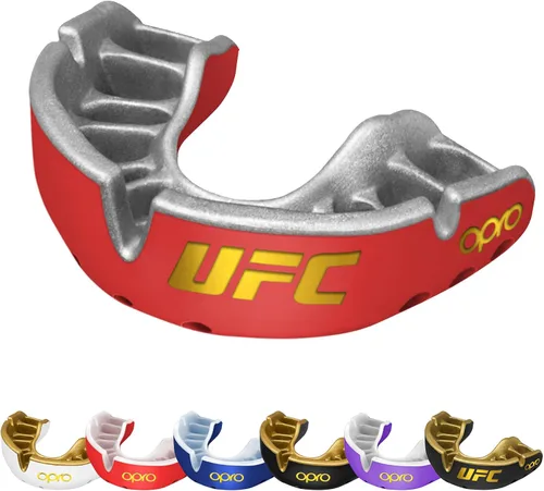 Miniatura 10 de OPRO Protector bucal Gold Level - Protector bucal moldeable con ajuste cómodo de primera calidad y protección multicapa para boxeo, artes marciales