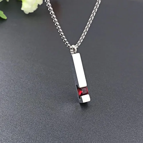 Miniatura 33 de YOUFENG collar con urna para cenizas, cubos de piedras natales, urna para cenizas humanas, collar de urna de cremación, relicario, recuerdo