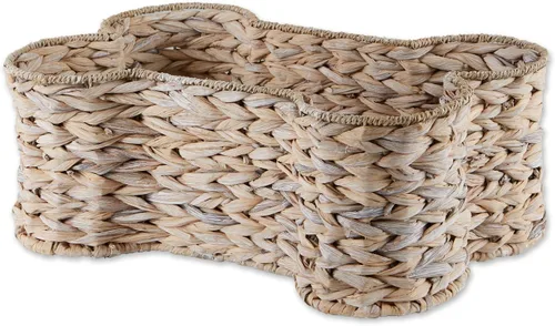 Miniatura 11 de Cesta de almacenaje de organizador del animal doméstico de la forma de hueso para la decoración casera, juguete del animal doméstico, cobertores