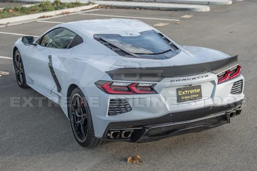 Miniatura 3 de Repuesto para modelos Chevrolet Corvette C8 2020 actuales Alerón de ala de tapa trasera de maletero estilo Ducktail EOS Performance
