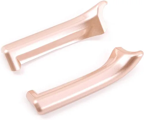 Miniatura 3 de YIWANG ABS cromo coche interior apoyabrazos caja interruptor decoración 2 piezas para Land Rover Range Rover Evoque L551 2019 2020 (oro rosa)