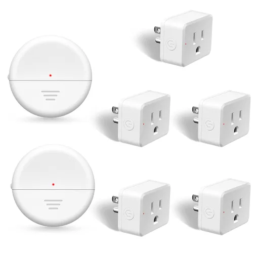 Miniatura 18 de NineLeaf Interruptor de salida remoto inalámbrico, interruptor de lámpara remoto, interruptor decorativo de enchufe de luz de encendido y apagado