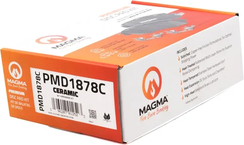 Miniatura 4 de MAGMA Premium PMD1878C Pastillas de freno de cerámica, traseras