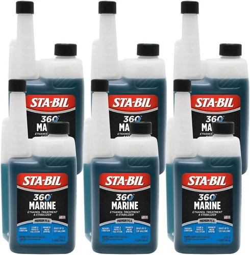 STA-BIL Tratamiento del sistema de combustible marino | Limpiador de sistema de combustible completo, limpiador de inyector, aditivo para barcos y