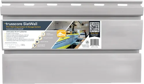Trusscore Muestra SlatWall de 12" (gris)