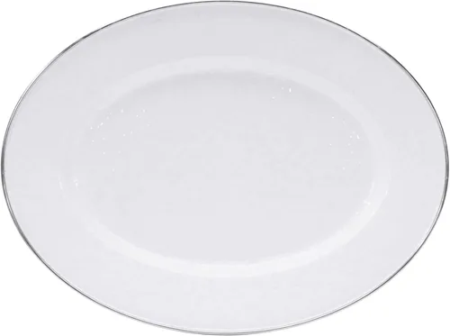 Miniatura 12 de Golden Rabbit Enamelware Oval Platter, 12 x 16in, Americana