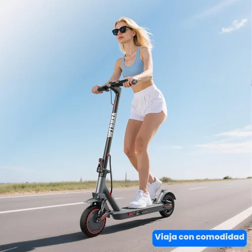 Miniatura 9 de Electric Scooter, Electric Scooter for Adults, 350W/500W Motor, 19 Mph Speed, 15/25 Miles Ranges, 8.5"/10" Solid Tire, Folding E-Scooter Adult rojo