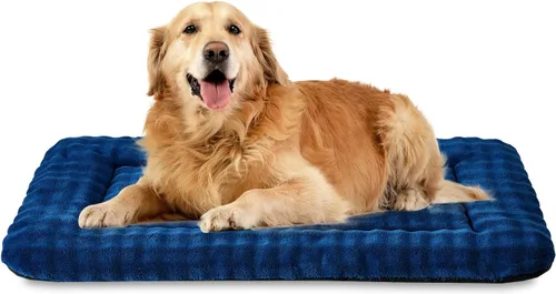Miniatura 17 de Tapete de cama para mascotas, para gatos y perros pequeños, lavable y suave para mascotas, tapete para dormir con patrón de burbujas 3D, morado