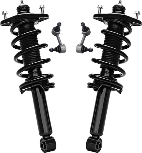 Detroit Axle - Kit de suspensión de reemplazo de 4 piezas de barras estabilizadoras delanteras traseras para Honda CR-V 12-16, 2 puntales y resorte