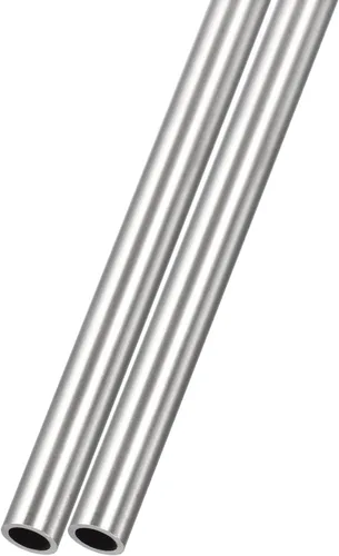 Miniatura 24 de METALLIXITY Tubo de acero inoxidable 316 (0.039 in de diámetro exterior x 0.006 in de pared T x 9.843 in de largo), 2 piezas, tubo recto