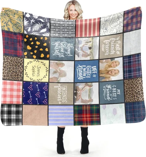 Miniatura 103 de Mantas personalizadas con foto, manta de fotos personalizada, mantas personalizadas con imagen, regalos personalizados para mujeres, hombres