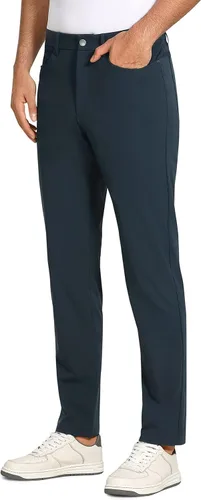 CRZ YOGA Pantalones de golf cómodos para todo el día para hombre con 5 bolsillos, 303234 pulgadas, de secado rápido, ligeros, casuales, para trabajo