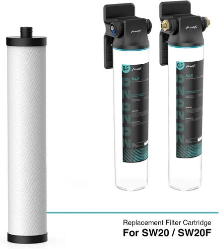 Miniatura 2 de Frizzlife Cartucho de filtro de reemplazo PLC20 para SW20 y SW20F debajo del sistema de filtro de agua del fregadero