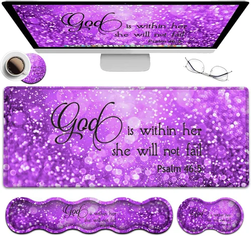 Miniatura 13 de Alfombrilla de mouse para juegos XXL, alfombrilla de escritorio grande Ouija Board Witch extendida, alfombrilla de mouse de goma antideslizante