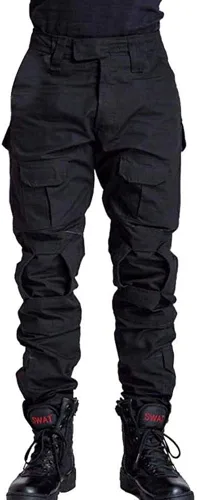 TRGPSG Pantalones tácticos para hombre, pantalones de senderismo, pantalones cargo de camuflaje militar, pantalones de trabajo casuales con