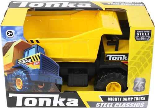 Miniatura 5 de Poderoso camión volqueta de acero Tonka clásico, 17, Amarillo