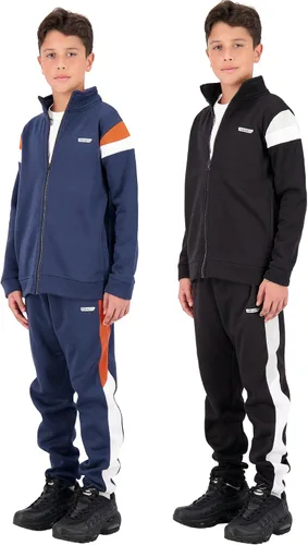 Miniatura 2 de Hind - Conjunto deportivo infantil de 4 piezas con sudadera con capucha y pantalón para correr