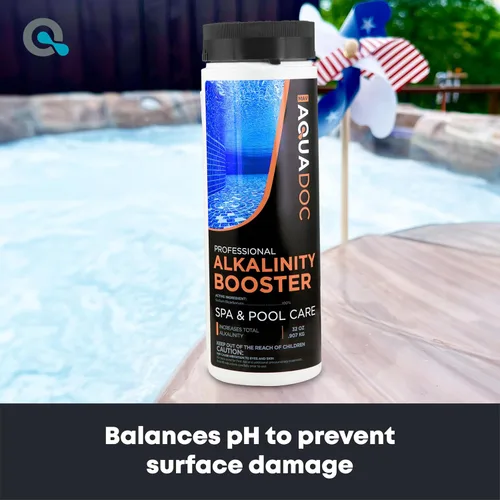 Miniatura 2 de AquaDoc - Aumento de alcalinidad total para bañera de hidromasaje, refuerzo de alcalinidad para balnearios y equilibrio de pH de agua dulce