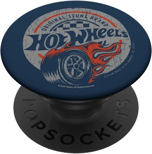 Hot Wheels - PopGrip adhesivo PopSockets de la marca original de Stunt