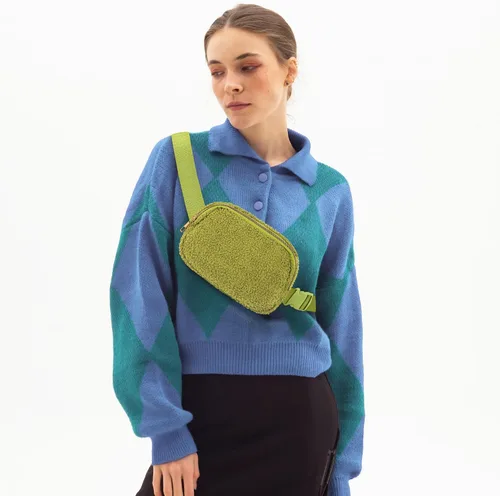 Miniatura 239 de Riñonera cruzada para mujeres y hombres, bolsa para cinturón para senderismo con correa ajustable, riñonera para correr, entrenamiento, deportes