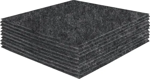 Miniatura 197 de FabricLA Hojas de fieltro acrílico para manualidades, cuadrados de fieltro precortados suaves de 4 x 4 pulgadas (3.9 in x 3.9 in), utiliza hojas