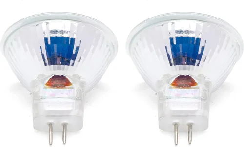 lumenivo MR11 - Bombilla halógena de 12 V y 10 W, de fibra óptica de repuesto con base G4 de 2 pines, iluminación de paisaje de 12 grados, bombillas