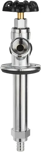 Miniatura 7 de EFIELD Grifo de jardín antisifón resistente a heladas de 4 pulgadas con púa de 1/2 pulgada para crimpar Pex X bibb de manguera de 3/4 pulgadas