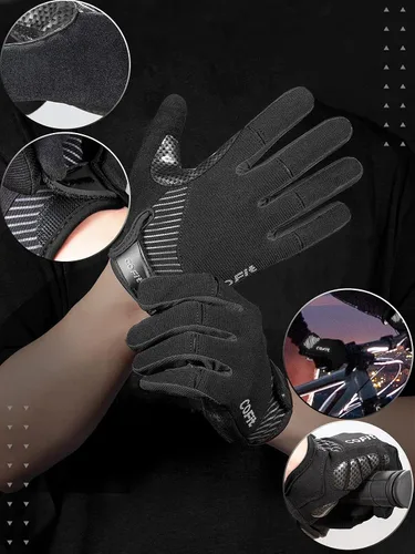 Miniatura 2 de COFIT Guantes de ciclismo antideslizantes para hombres y mujeres, guantes transpirables para pantalla táctil, guantes de bicicleta de montaña
