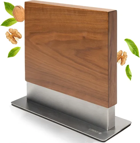 Miniatura 9 de Coninx Soporte magnético para cuchillos con soporte de exhibición, bloque magnético fuerte de doble cara para encimera de cocina, bloque organizador