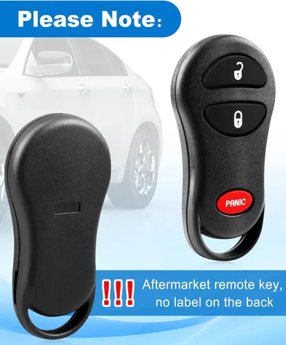Miniatura 6 de Llavero para Dodge: llave de coche para Chrysler Town & Country 1999-2003, Dodge Ram Truck 1500 2500 2002-2005, Dodge Caravan 1999-2003, Dodge Grand