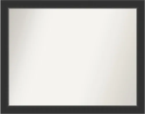 Miniatura 9 de Amanti Art Espejo personalizado, espejo de baño negro Astor, espejo de pared o espejo de tocador de baño sobre el fregadero (25 x 25 pulgadas)