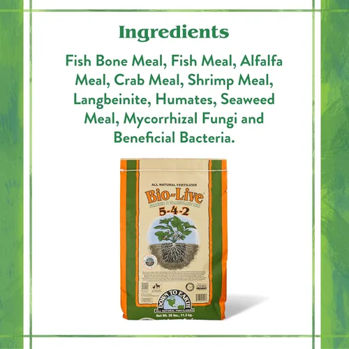 Miniatura 4 de Down To Earth All Natural Fertilizers Organic Bio-Live Starter & Transplant Mix con hongos micorrícicos y microbios benéficos para alimentos