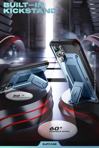 Miniatura 4 de SUPCASE Funda para Samsung Galaxy S22 Ultra con Soporte (Unicorn Beetle Pro), [Marco Frontal Integrado y Clip para Cinturón]