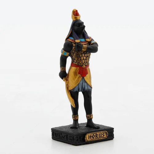 Miniatura 2 de Veronese Design Figura coleccionable en miniatura de resina de dioses egipcios de 3 1/2 pulgadas de alto (Horus, multicolor)