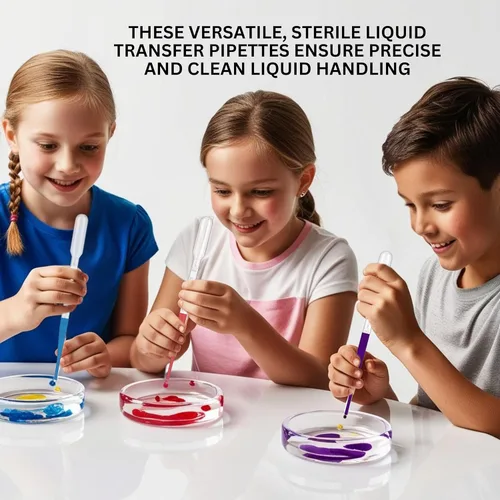 Miniatura 9 de Pipetas de transferencia de 0.1 fl oz, 500 unidades, cuentagotas de plástico desechables para aceites, manualidades y líquidos, herramientas