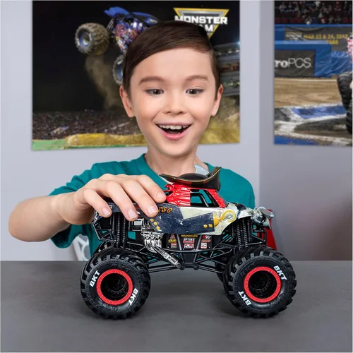 Miniatura 3 de Monster Jam - Camión monstruo oficial de Pirate's Curse, vehículo de colección fundido a presión, escala 1:24, juguetes para niños de 3 años