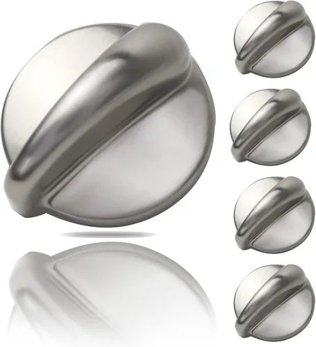 Paquete de 5 pomos de repuesto para estufa de perfil, WB03K10303 para GE, pieza de perilla de estufa WB03K10208, AP4980246, 1810427, AH3486484