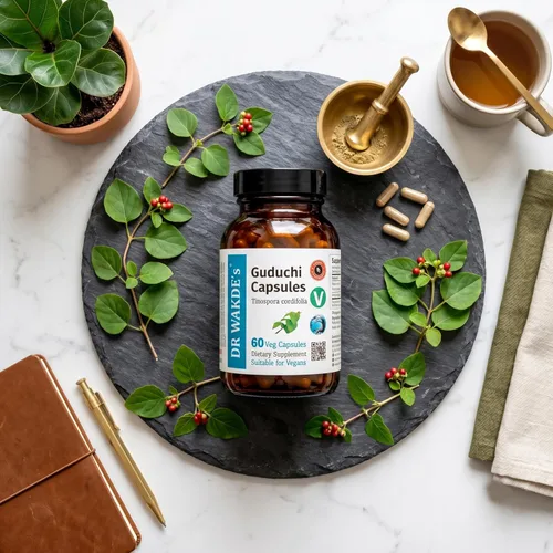 Miniatura 25 de DR WAKDE's Cápsulas de Guduchi (Tinospora cordifolia, 60 cápsulas vegetales, suplemento a base de plantas, hierba ayurvédica, todo natural, vegano)