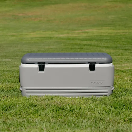 Miniatura 5 de Igloo Hard Cooler Polar & Party Bar Series Insulated Ice Chests Gris polar de 120 cuartos de galón
