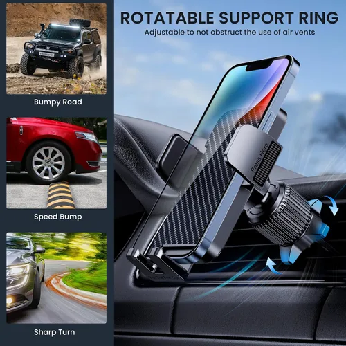 Miniatura 7 de Soporte de teléfono para coche, soporte de teléfono celular manos libres, soporte para ventilación de automóvil, soporte para automóvil, compatible