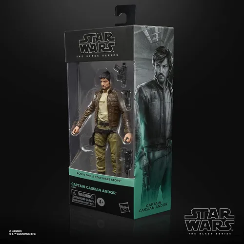 Miniatura 3 de STAR WARS The Black Series Captain Cassian Andor - Figura coleccionable de Rogue One: A Story de 6 pulgadas, juguetes para niños a partir de 4 años