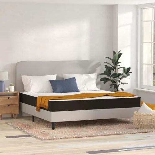 Miniatura 12 de Flash Furniture Capri Comfort Sleep - Colchón híbrido de resortes interiores y espuma de 6 pulgadas en una caja, colchón híbrido de resortes