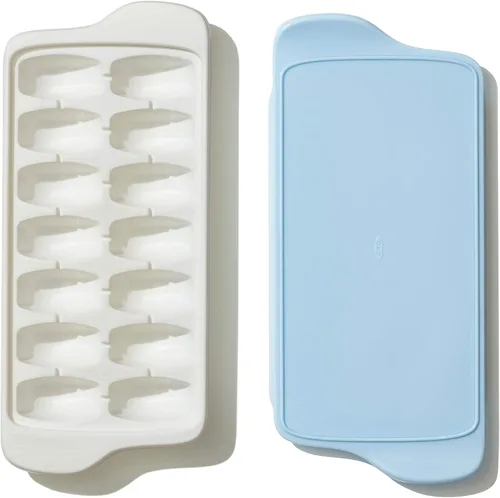 Miniatura 9 de OXO Good Grips - Bandeja para cubitos de hielo, 2 unidades, color blanco