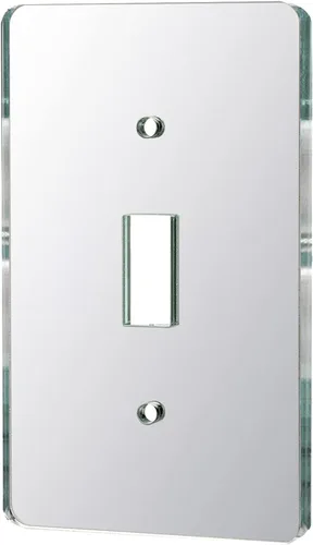 Miniatura 15 de 10 placas para interruptor de luz de espejo, salida de doble orificio de 4.72 x 2.91 pulgadas, cubierta de luz de interruptor, placas de pared