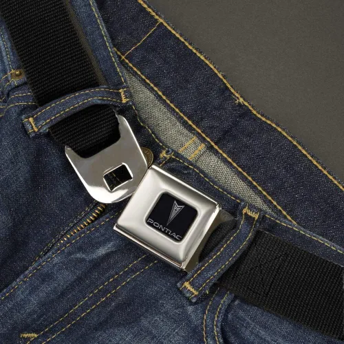 Miniatura 2 de Cinturón de seguridad con hebilla Pontiac Black Regular