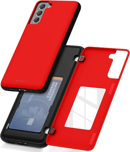Miniatura 118 de GOOSPERY Funda tipo cartera para Samsung Galaxy S22 Ultra, [tarjetero] parachoques magnético de puerta con cierre automático, cubierta protectora