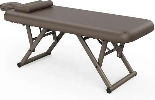 Miniatura 11 de Mesa de masaje ajustable con almohada facial y reposacabezas para mesa de tratamiento, mesa de terapia física, cama facial de spa, altura y respaldo