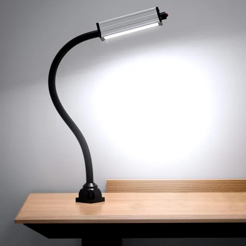 Miniatura 2 de Luz de trabajo magnética, luz LED para máquina con 44 LED, resistente al agua con cuello de cisne de 19 pulgadas, clasificación IP66, 800 lúmenes