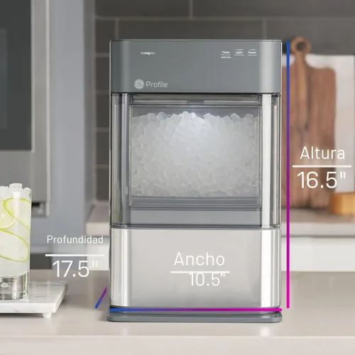 Miniatura 4 de GE Profile Opal 2.0 Máquina de hielo de pepitas de encimera Máquina de hielo con conectividad WiFi Esenciales de cocina inteligentes