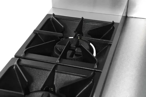 Miniatura 8 de Kratos Estufa de Gas Comercial de 36" de Ancho con Plancha de 24", 2 Quemadores y Horno de Tamaño Completo, Estufa de Acero Inoxidable